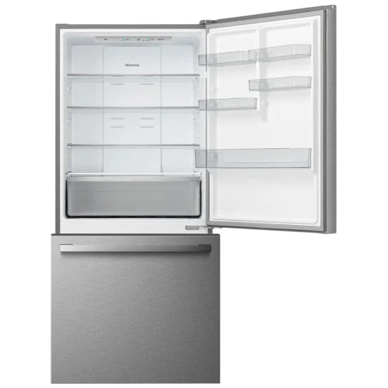 Hisense Réfrigérateur à congélateur inférieur 31P Profondeur Comptoir 14.7 pi³ Inox - RB17A2CSE - Neuf – Image 3
