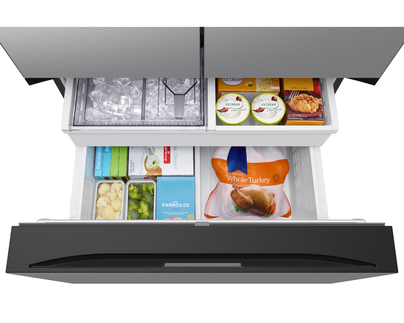 Samsung 36'' 30.1 pi cu Réfrigérateur avec centre de boisson - inox - RF30BB6600QLAA - Boîte ouverte – Image 7