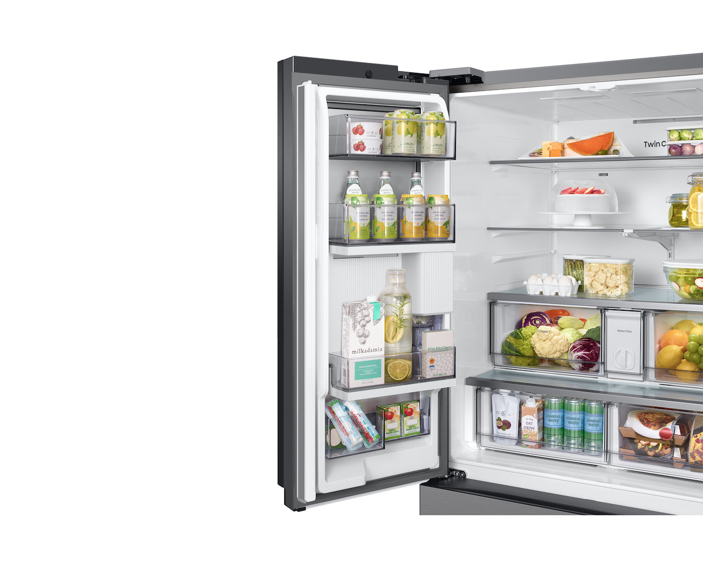 Samsung 36'' 30.1 pi cu Réfrigérateur avec centre de boisson - inox - RF30BB6600QLAA - Boîte ouverte – Image 13