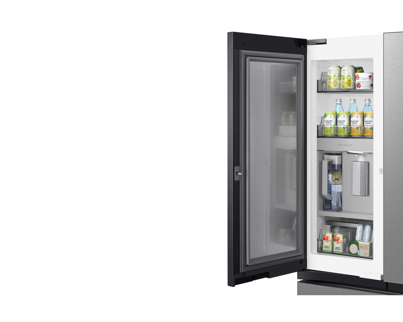 Samsung 36'' 30.1 pi cu Réfrigérateur avec centre de boisson - inox - RF30BB6600QLAA - Boîte ouverte – Image 2